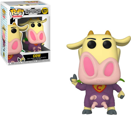 FUNKO POP CARTOON NETWORK A VACA E O FRANGO - SUPER COW 1071 Cartoon Network A Vaca E O Frango #1071 - Produto Original