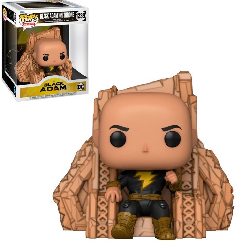 Funko Pop Dc Black Adam - Black Adam On Throne (deluxe) - Black Adam - #1239