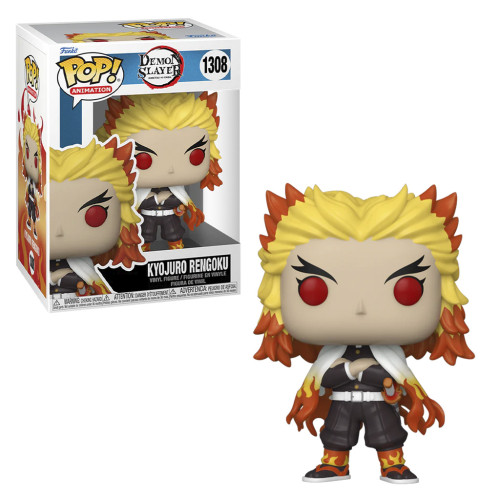 FUNKO POP DEMON SLAYER KYOJURO RENGOKU 1308-Animation-1308