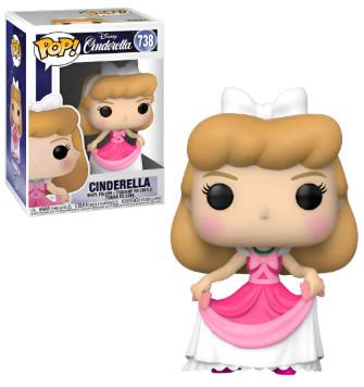 FUNKO POP DISNEY CINDERELLA 738 - CINDERELLA VESTIDO ROSA Disney #738 - Produto Original