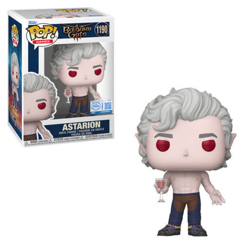 FUNKO POP GAMES BALDUR`S GATE 3 EXCLUSIVE - ASTARION 1190 Baldur's Gate #1190 - Produto Original