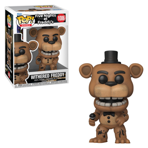 FUNKO POP GAMES FIVE NIGHTS AT FREDDY'S - WITHERED FREDDY 1086 - FNAF Games #1086 - Produto Original