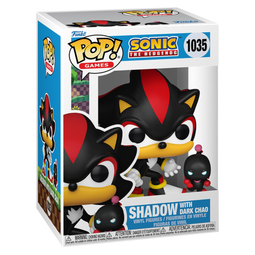 FUNKO POP GAMES SONIC THE HEDGEHOG - SHADOW WITH DARK CHAO 1035 - Games - #1035
