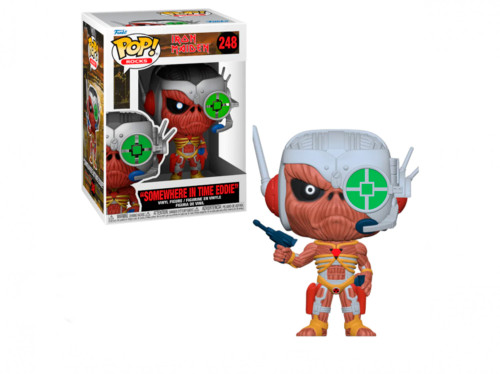 FUNKO POP IRON MAIDEN - SOMEWHERE IN TIME EDDIE 248 Funko Pop Rocks #248 - Produto Original