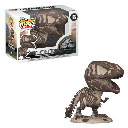 FUNKO POP JURASSIC WORLD FOSSIL TYRANNOSAURUS 1682-Movies-1682