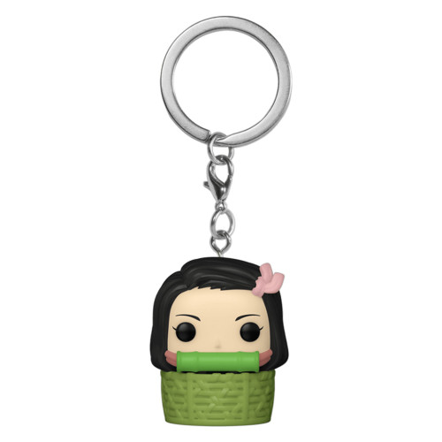 Chaveiro FUNKO POP KEYCHAIN DEMON SLAYER NEZUKO KAMADO IN BASKET *EX* 66824 - Animation - #