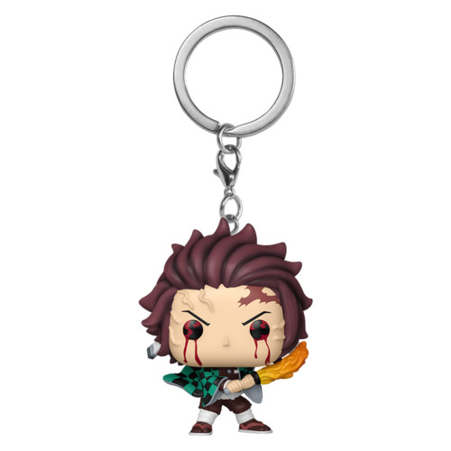 Chaveiro FUNKO POP KEYCHAIN DEMON SLAYER TANJIRO KAMADO SUN BREATHING 85334 - Animation - #