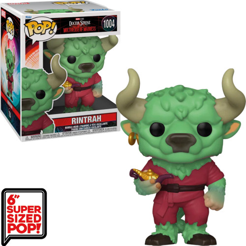 FUNKO POP MARVEL - RINTRAH 1004 - *SUPER SIZED 6* DOCTOR STRANGE MULTIVERSE OF MADNESS Funko POP! #1004 - Produto Original