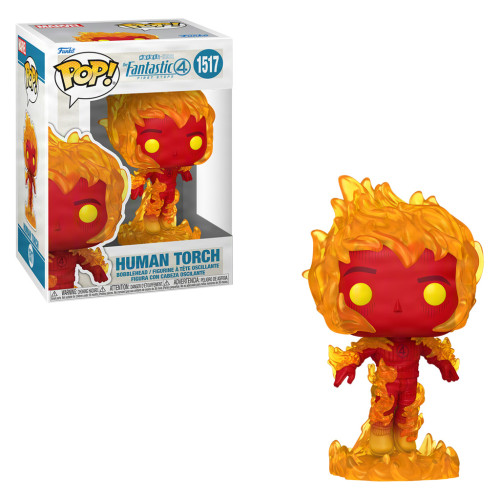 FUNKO POP MARVEL 4 FANTASTICO - TOCHA HUMANA 1517 Funko POP! #1517 - Produto Original