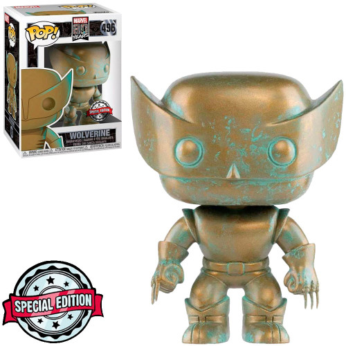 FUNKO POP MARVEL 80 YEARS EXCLUSIVE - X-MEN WOLVERINE PATINA 496  PROMOÇÃO DE FINAL DE ESTOQUE-Marvel 80 Years-496