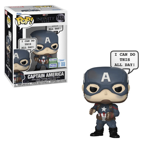 Funko Pop Marvel The Infinity Saga Wondrous Convention 2025 Exclusive - Captain America FUNKO POP #1480 - Produto Original