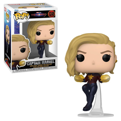 Funko Pop Marvel The Marvels - Captain Marvel FUNKO POP #1249 - Produto Original