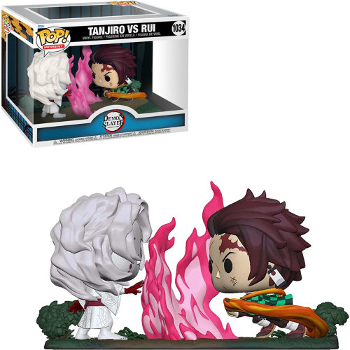 FUNKO POP MOMENT DEMON SLAYER - TANJIRO VS RUI FUNKO POP #1034 - Produto Original