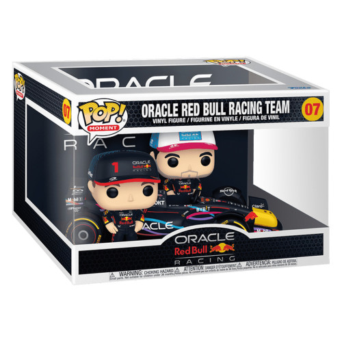 FUNKO POP MOMENT ORACLE RED BULL RACING TEAM 07 Formula 1 Max Verstappen McDonalds #07 - Produto Original