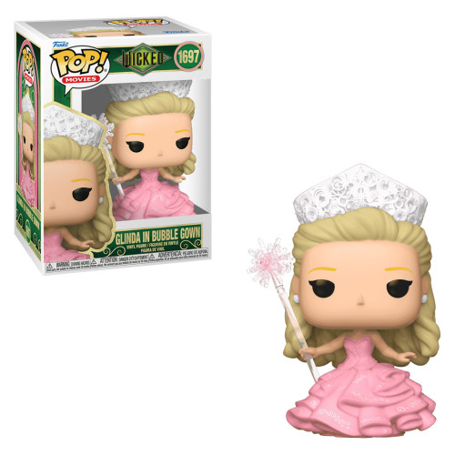 FUNKO POP MOVIES WICKED GLINDA IN BUBBLE GOWN 1697-Movies-1697