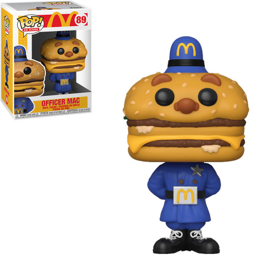 FUNKO POP OFFICER MAC 89 - MC DONALDS FUNKO POP AD ICONS #89 - Produto Original