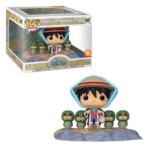 Funko Pop One Piece Monkey D Luffy Kung Fu Dugong 1367 - Exclusivo Funko Pop Moment Exclusivo #1367 - Produto Original
