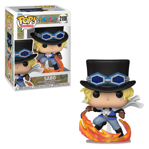 FUNKO POP ONE PIECE SABO 2108 Funko Pop Animation #2108 - Produto Original