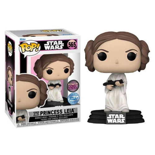 FUNKO POP PRINCESS LEIA EXCLUSIVE 565-STAR WARS POWER THE GALAXY-565