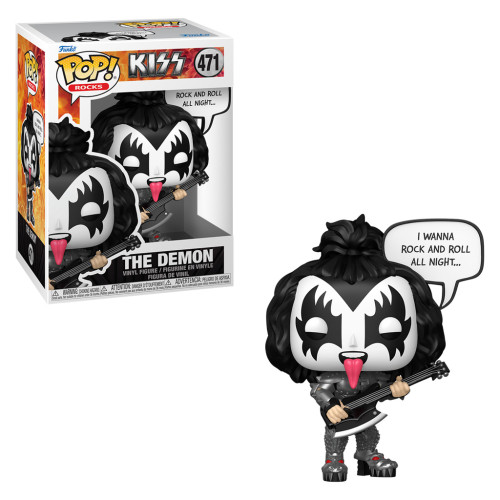 FUNKO POP ROCKS KISS SAYINGS THE DEMON 471-Rocks-471