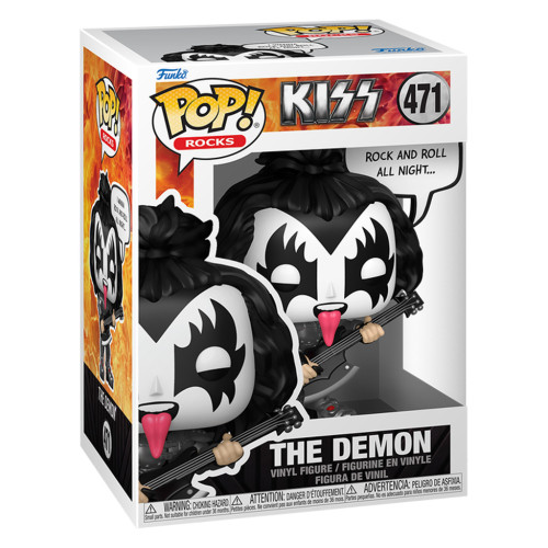 FUNKO POP ROCKS KISS SAYINGS THE DEMON 471 - Rocks - #471