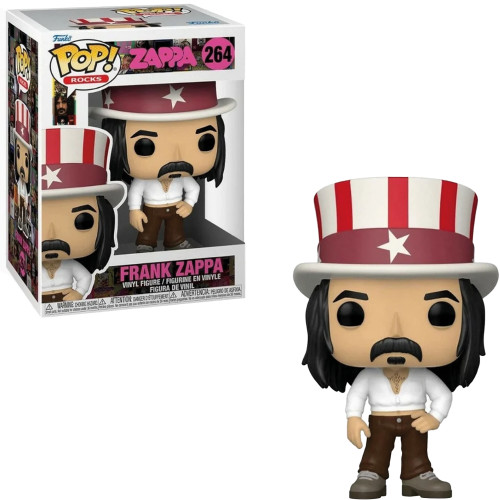 FUNKO POP ROCKS ZAPPA - FRANK ZAPPA 264 Frank Zappa #264 - Produto Original