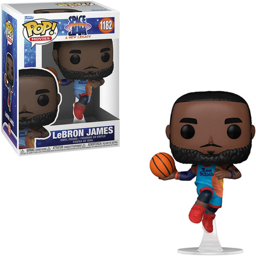 FUNKO POP SPACE JAM: A NEW LEGACY - LEBRON JAMES 1182 FUNKO POP BASKETBALL #1182 - Produto Original