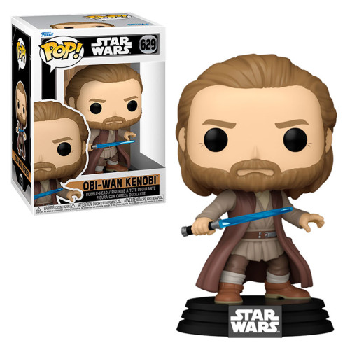 FUNKO POP STAR WARS - OBI-WAN KENOBI 629 Funko Pop Star Wars #629 - Produto Original
