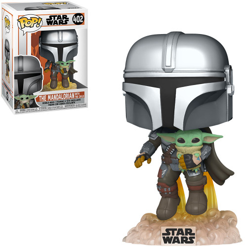 FUNKO POP STAR WARS - THE MANDALORIAN WITH THE CHILD 402 Funko Pop Star Wars #402 - Produto Original