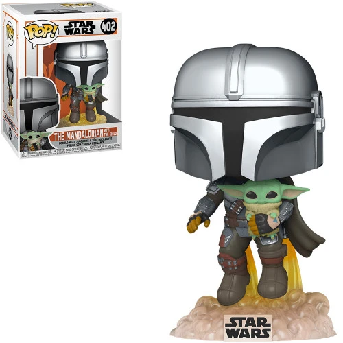 FUNKO POP STAR WARS - THE MANDALORIAN WITH THE CHILD 402 - Funko Pop Star Wars  #402