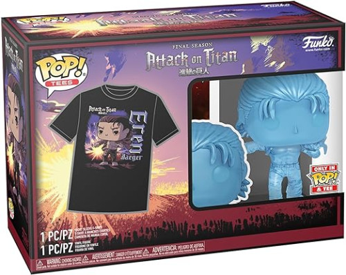 FUNKO POP TEES! ATTACK ON TITAN EREN ( TAM XS) - LLC - #96201
