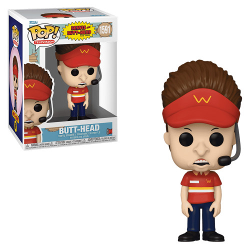 FUNKO POP TELEVISION BEAVIS AND BUTT-HEAD - BUTT-HEAD 1591 Beavis And Butt Head #1591 - Produto Original
