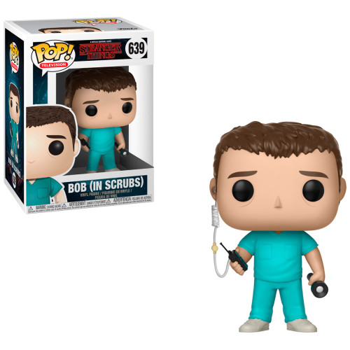 FUNKO POP TELEVISION STRANGER THINGS - BOB IN SCRUBS 639 Stranger Things #639 - Produto Original