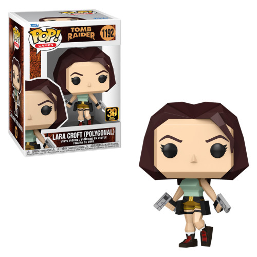 Funko Pop Tomb Raider - Lara Croft Polygonal 1192 - EdiÇÃo 30 Anos Games Tomb Raider #1192 - Produto Original