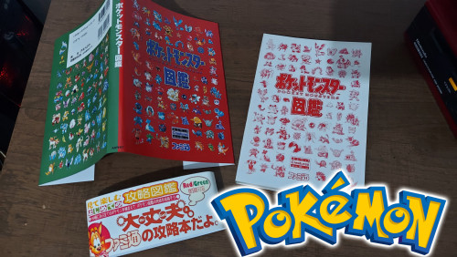 Artbook Pokémon Pocket Monsters Encyclopedia Red Green Oficial Nintendo 1996-Games Pokémon-1