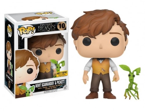 Funko Pop Fantastic Beasts - Newt Scamander  (detalhes Na Caixa) Animais Fantásticos #10 - Produto Original