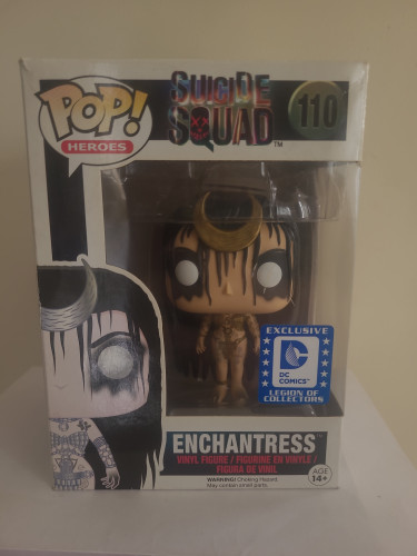 Funko Pop Feiticeira Enchantress 110 - Exclusiva DC-Esquadrão Suicida-110