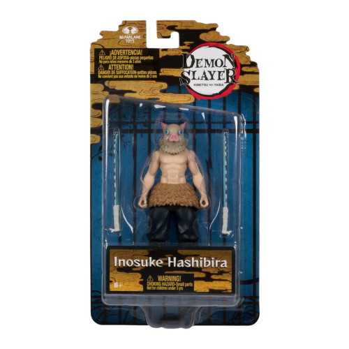 Action Figures Figura Inosuke Hashibira Demon Slayer McFarlane 12,7 cm Articulado - Demon Slayer:Kimetsu No Yaiba - #