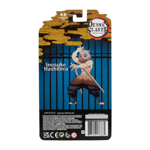 Action Figures Figura Inosuke Hashibira Demon Slayer McFarlane 12,7 cm Articulado - Demon Slayer:Kimetsu No Yaiba - #