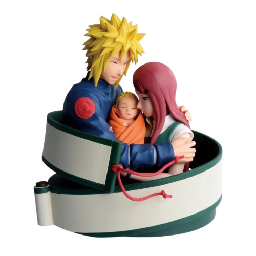 Figure: Nauto, Kushina & Minato - Naruto 72 Series - 53 (Bandai Spirits) Naruto Shippuden # - Produto Original