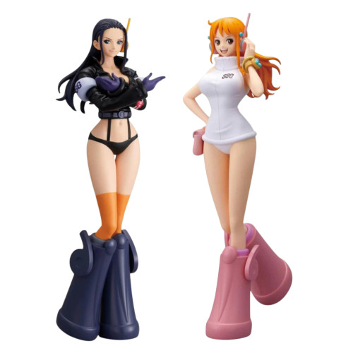 Figure Action : Nami e Robin - Glitter & Glamours - LanÇamento One Piece # - Produto Original