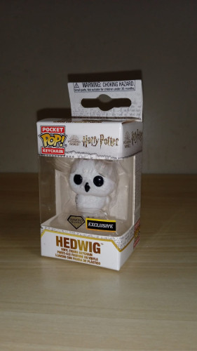 Funko Pop - Livro/filme - Harry Potter - Hedwig Diamond (exclusive) - Harry Potter - #1 FUNKO POP #1 - Produto Original