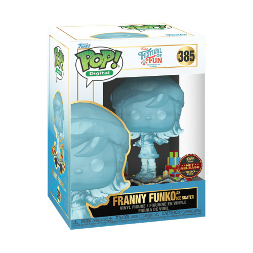 Franny Funko as Ice Skater NFT Release (1900 PCs) - Digital Festival of Fun #385 - Produto Original
