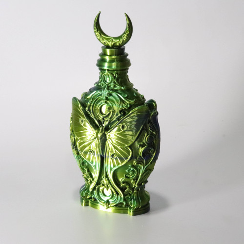 Frasco Poção Mística Borboleta Camaleão 3D Decoração Bruxa Dungeons & Dragons # - Produto Original