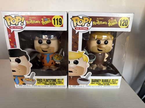 Funko Pop Fred Flintstone -  Barney Rubble-The Flintstones-119