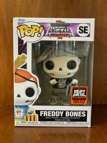 Freddy Bones – Heavy Metal Halloween 2023 (special Edition) Le 5000 Freddy Funko #1 - Produto Original