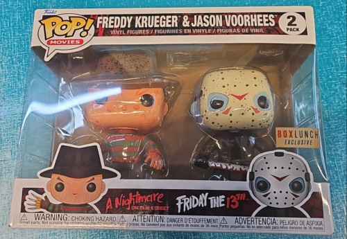Funko Pop Freddy Krueger & Jason Voorhees - Pack 2 - BoxLunch-A Nightmare On Elm Street-1
