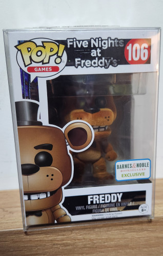 Freddy flocked -Five nights at freddy's - Funko Pop Five Nights At Freddy's #106 - Produto Original