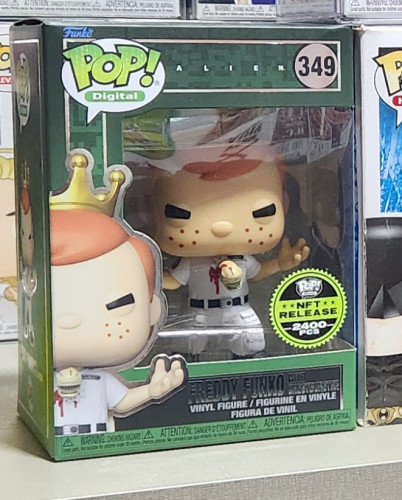 Freddy Funko With Chestbuster - Alien Nft 2400 Peças-Alien-349
