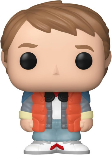 Funko, Funko Pop Bitty Pop Back To Future Marty Mcfly And Machine-De Volta Para O Futuro-1